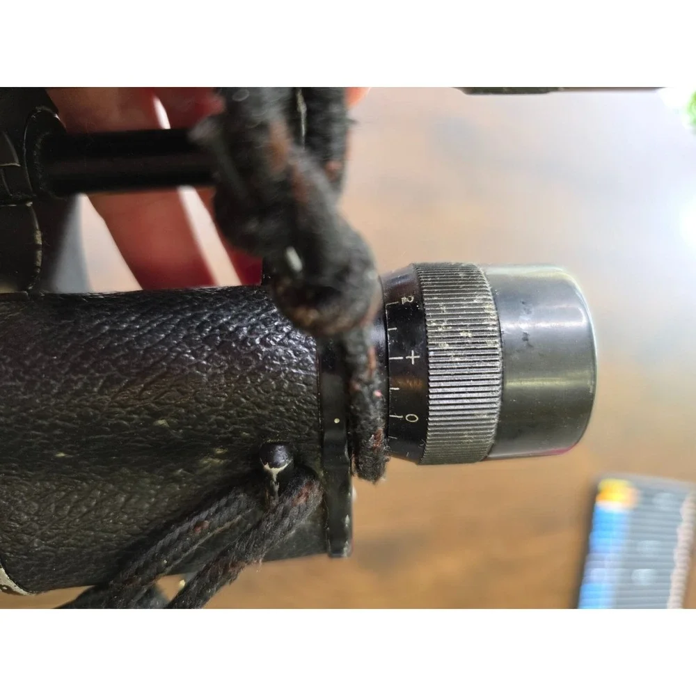 Vintage Brighton High Quality 7x35 Binoculars Black 341ft at 1000yds No 27655 F3